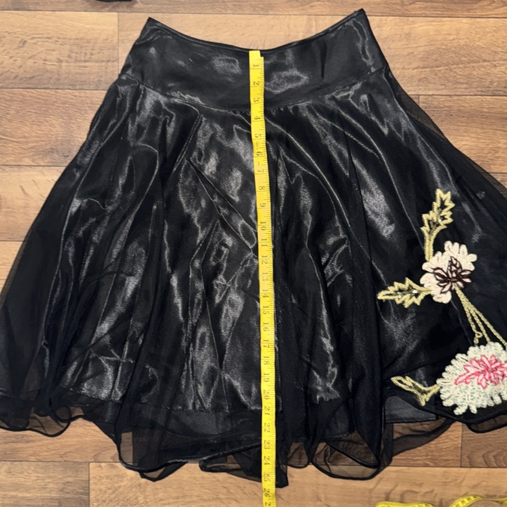 Betsey Johnson New York Size 4 & 6 Vintage 3 Piece Set Mesh Top Cami & Skirt 90s - Picture 12 of 16